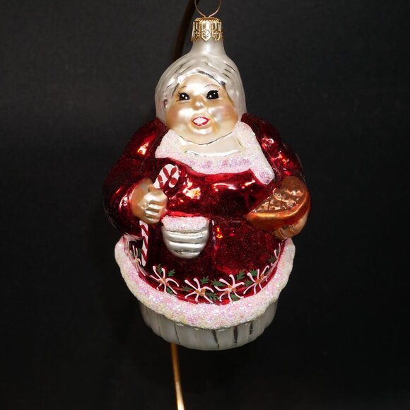 Christopher Radko "The Clauses" Santa & Mrs Claus Glass Christmas Ornaments Rare - Picture 2 of 6